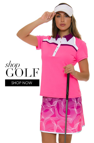 Pinks and Greens  Women's Golf & Tennis Apparel